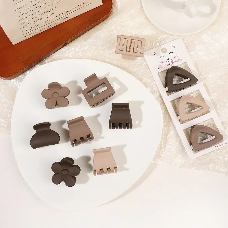 3pcs/set pinzas para cabello minimalistas estéticas elegantes