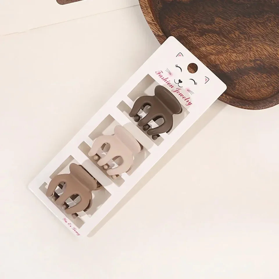 3pcs/set pinzas para cabello minimalistas estéticas elegantes