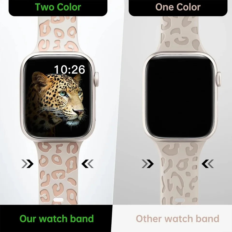 Correa de silicona grabada para Apple Watch