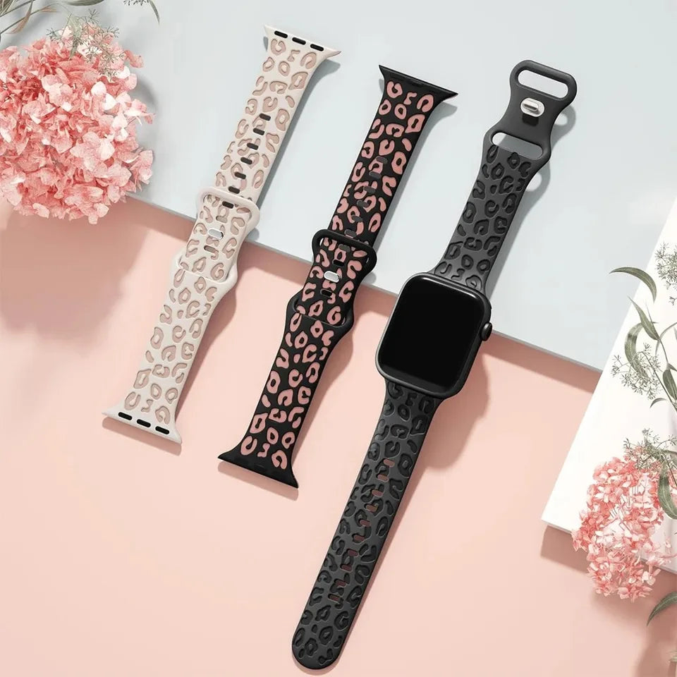 Correa de silicona grabada para Apple Watch