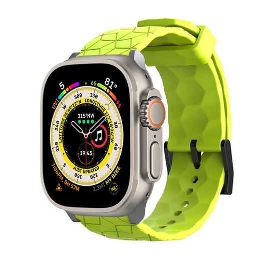 Correa para Apple Watch Ultra con diseño de futbol