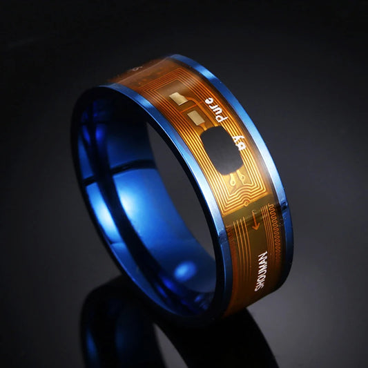 Dispositivo de reconocimiento de identidad multifuncional con anillo inteligente NFC