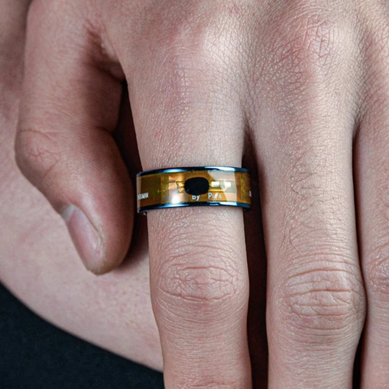 Dispositivo de reconocimiento de identidad multifuncional con anillo inteligente NFC