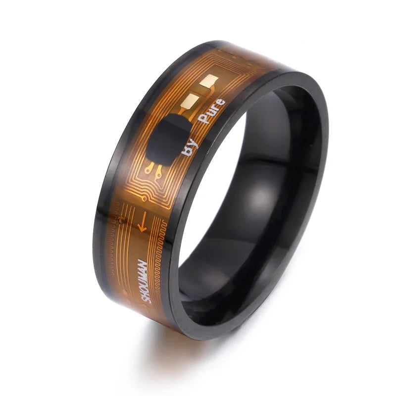 Dispositivo de reconocimiento de identidad multifuncional con anillo inteligente NFC