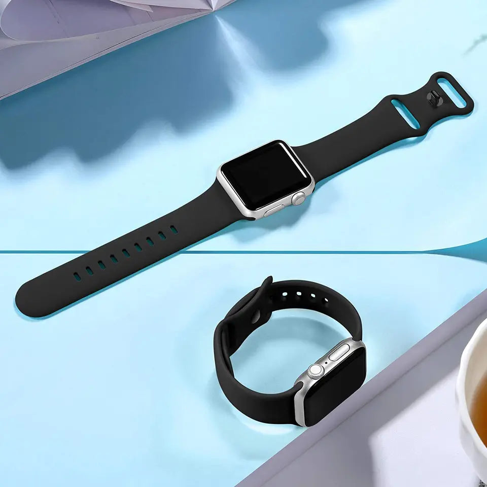 Correa deportiva de silicona para Apple Watch de 38 mm