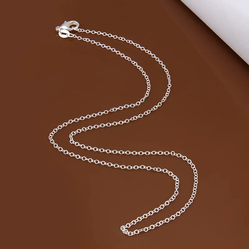 Collar de cadena de plata 925