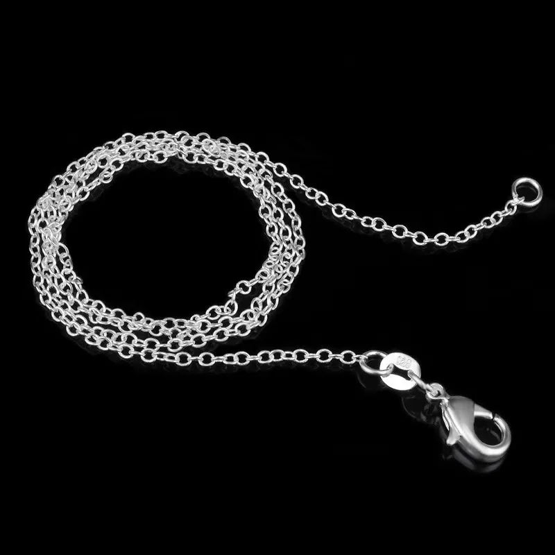 Collar de cadena de plata 925