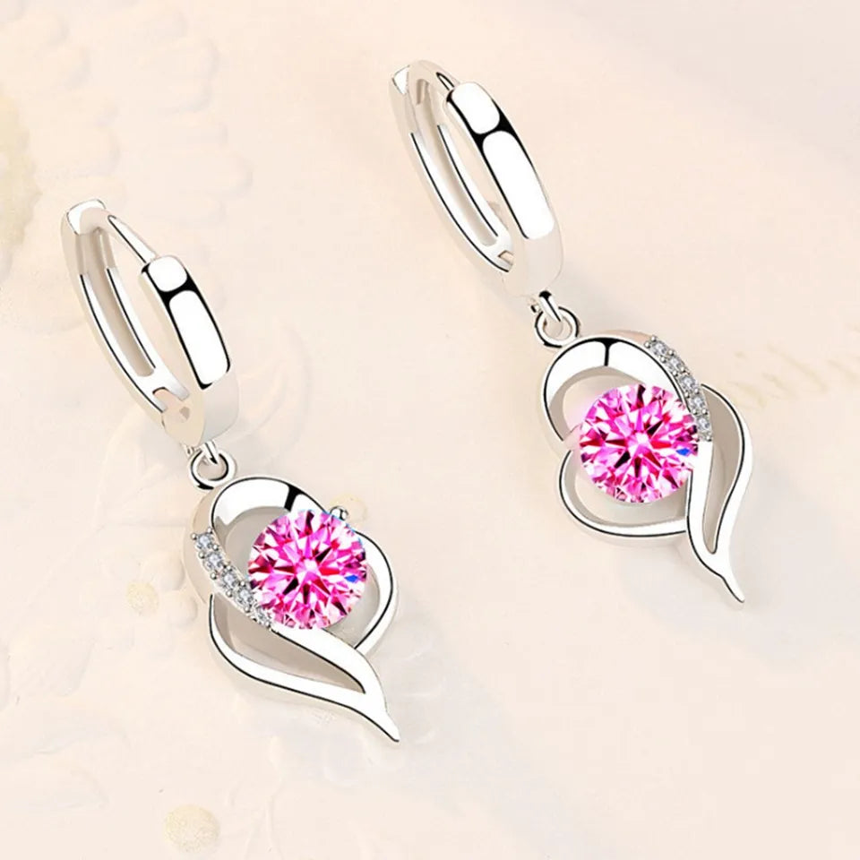 Pendientes de mujer de plata 925 de alta calidad