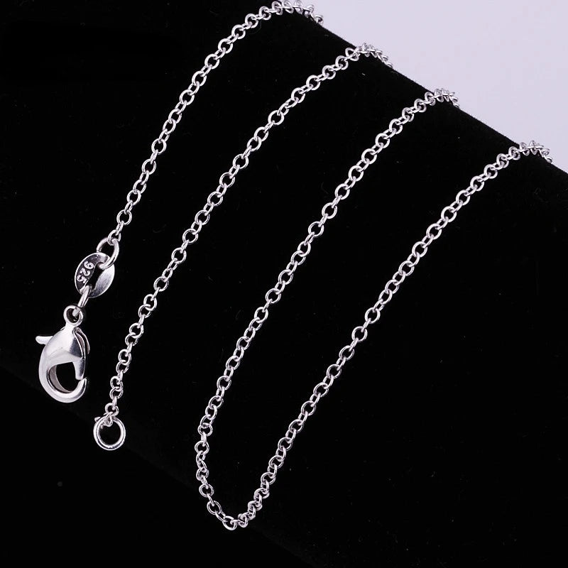Collar de cadena de plata 925