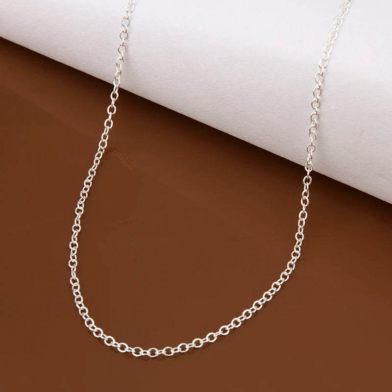 Collar de cadena de plata 925