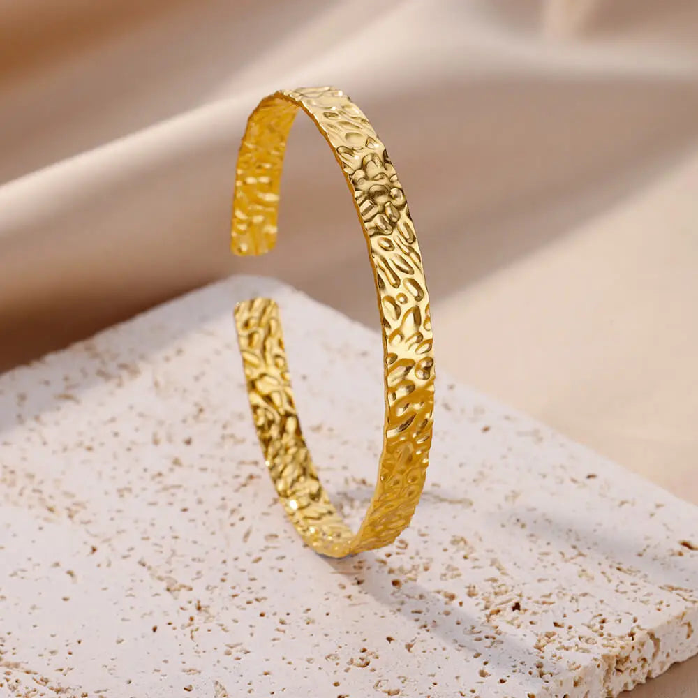 Pulsera de acero inoxidable ajustable de lujo