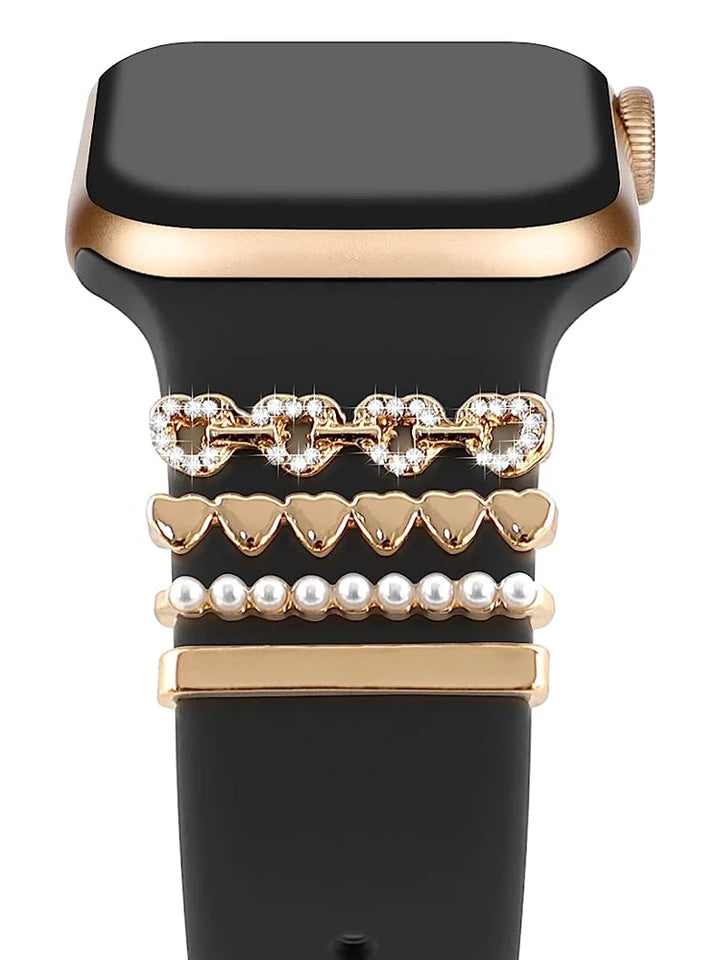 Decoración de joyas de diamantes para correas de Apple Watch