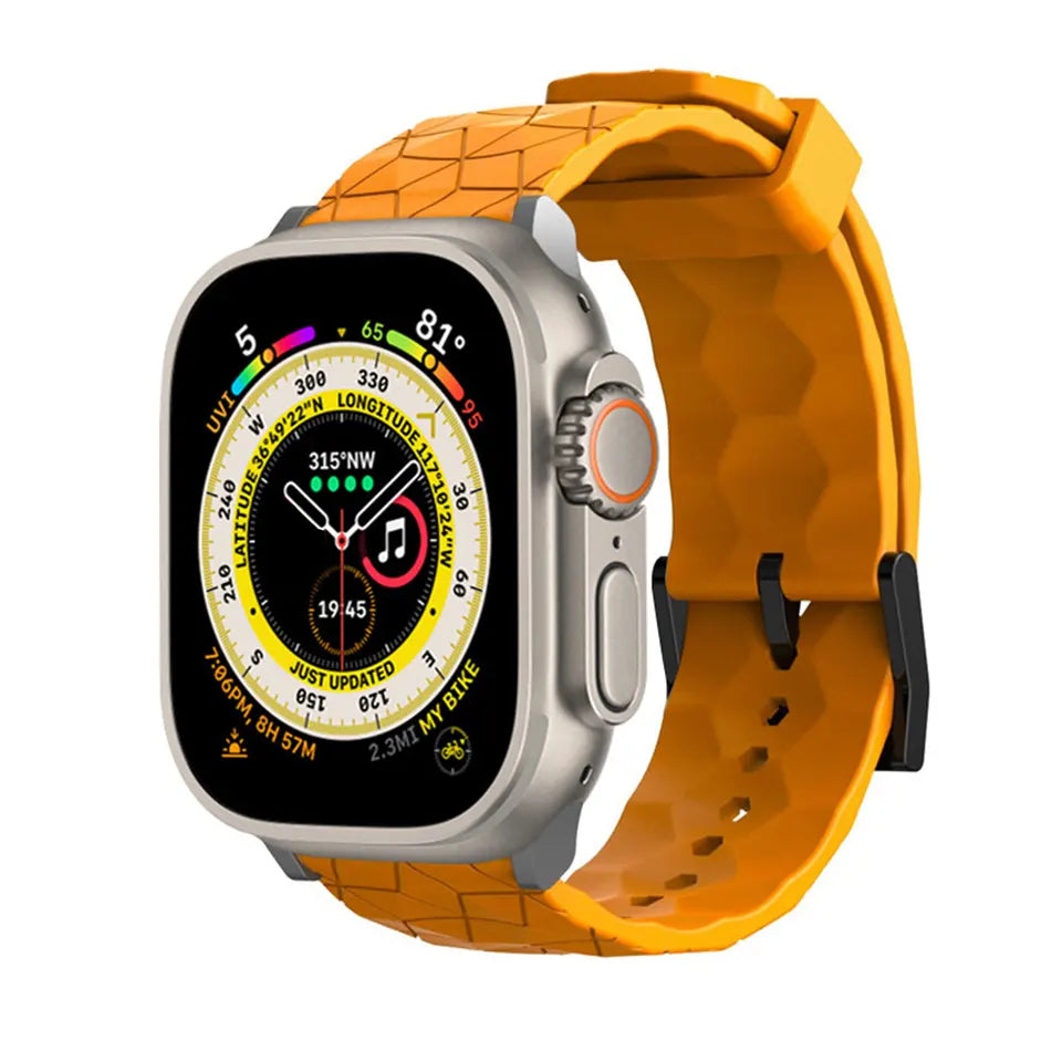 Correa para Apple Watch Ultra con diseño de futbol