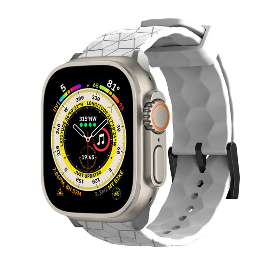 Correa para Apple Watch Ultra con diseño de futbol
