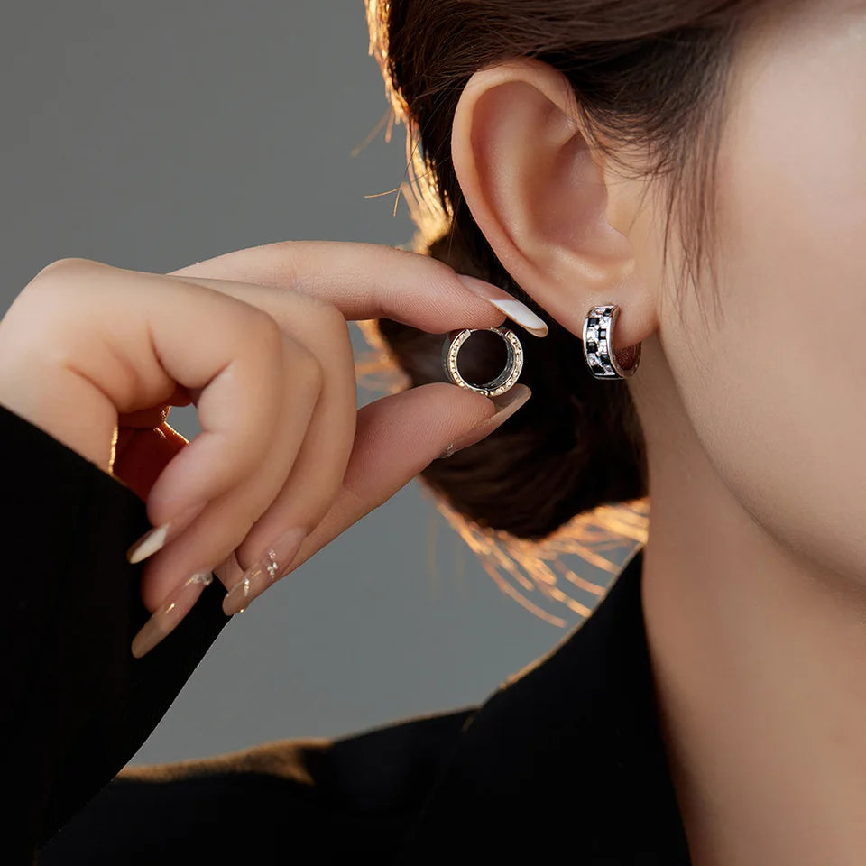 Exquisitos pendientes de circonita en plata 925