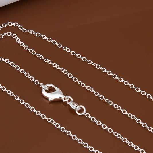Collar de cadena de plata 925